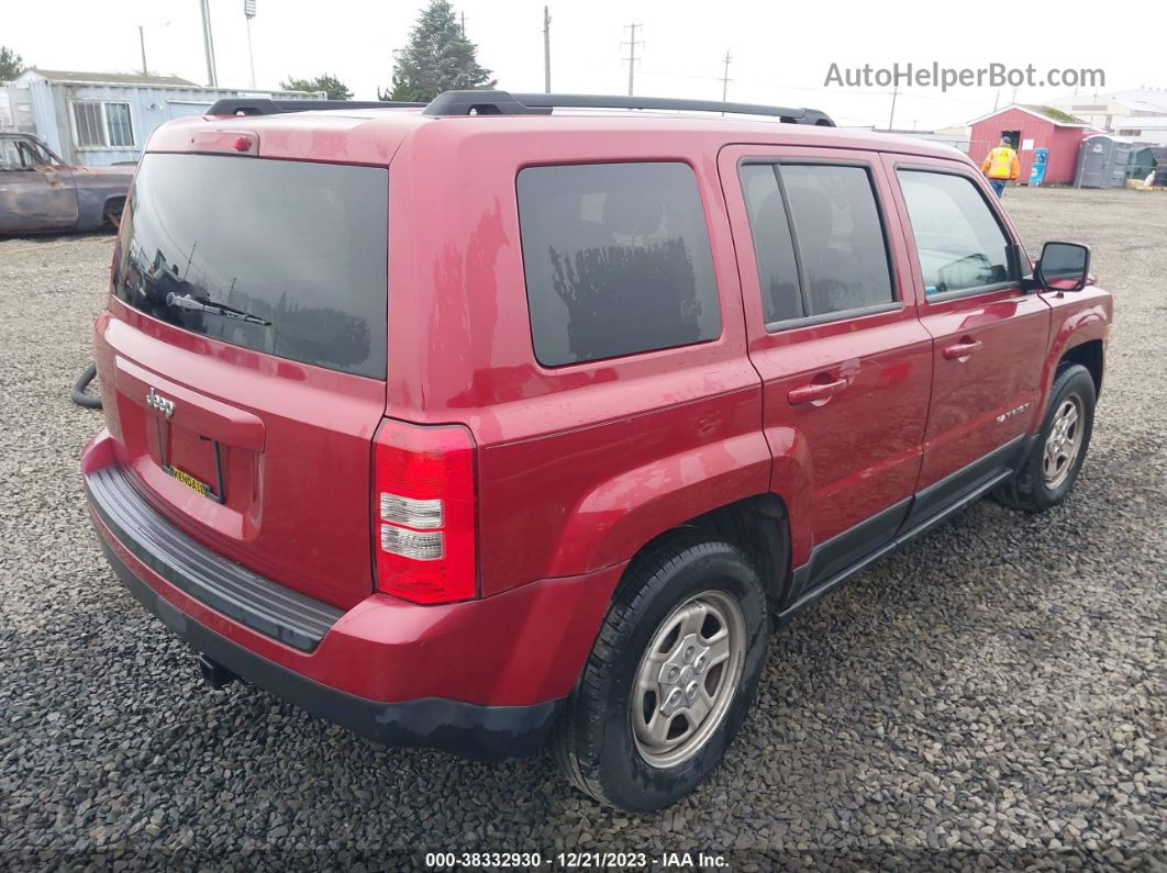 2012 Jeep Patriot Sport Красный vin: 1C4NJPBA4CD586622