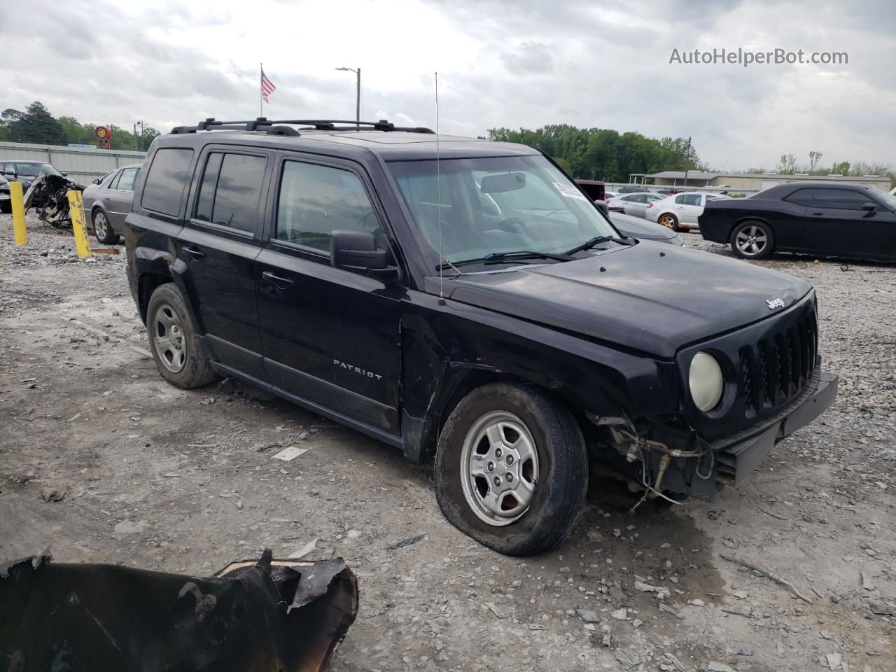 2012 Jeep Patriot Sport Черный vin: 1C4NJPBA4CD586748