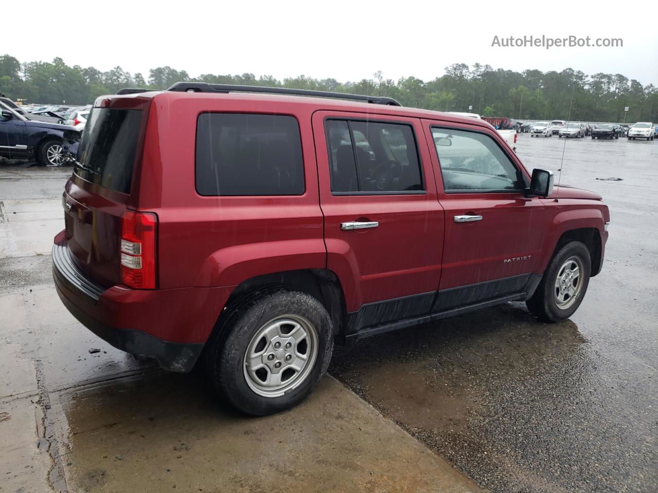 2012 Jeep Patriot Sport Burgundy vin: 1C4NJPBA4CD673940