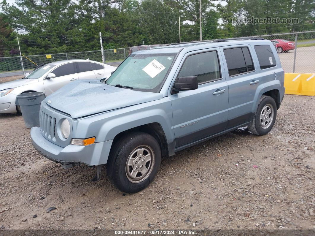 2014 Jeep Patriot Sport Синий vin: 1C4NJPBA4ED523703