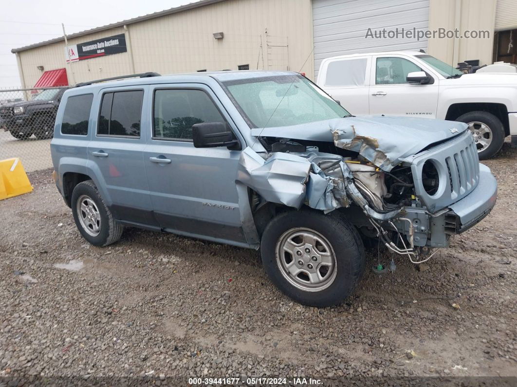 2014 Jeep Patriot Sport Синий vin: 1C4NJPBA4ED523703