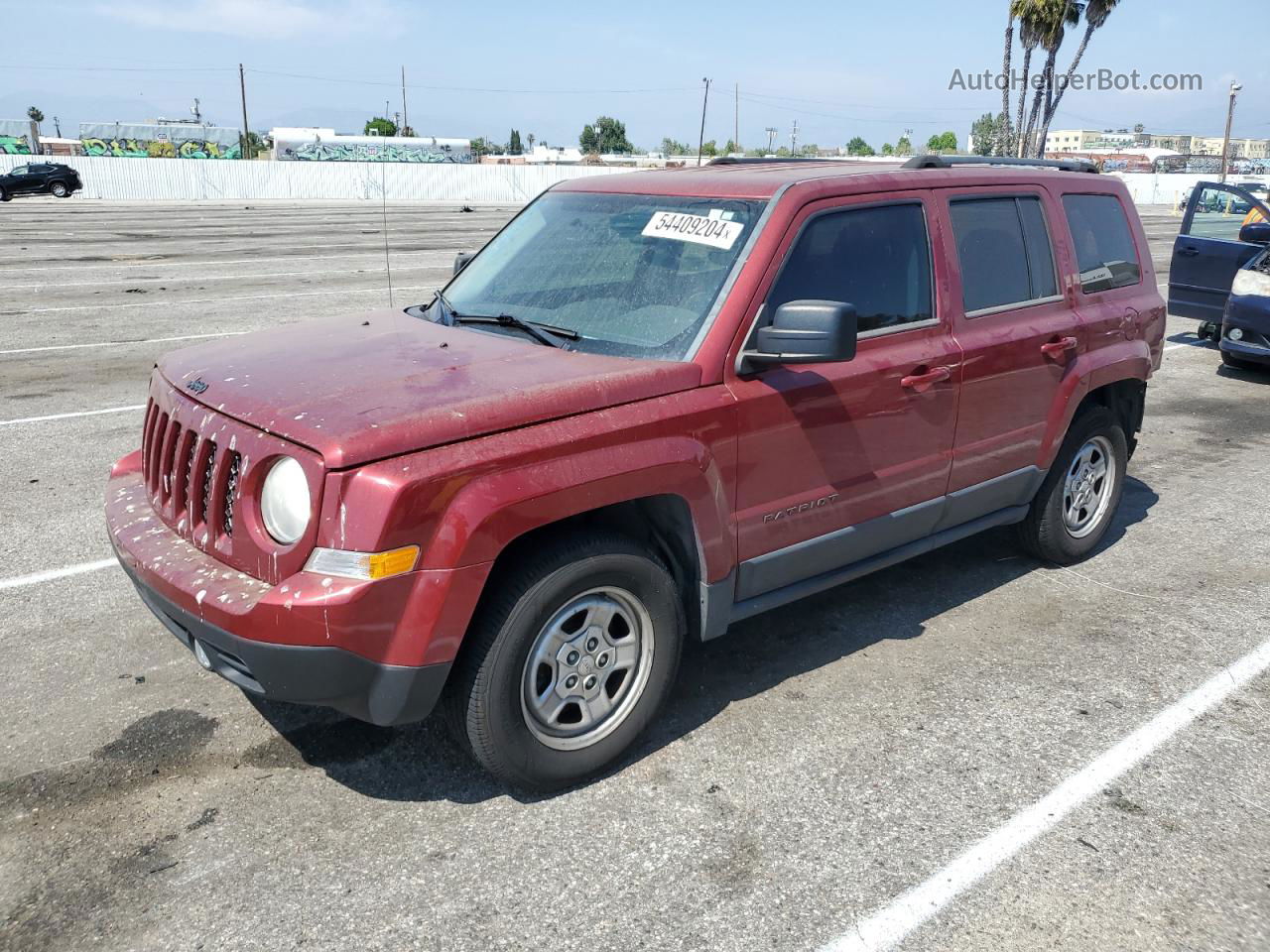 2014 Jeep Patriot Sport Красный vin: 1C4NJPBA4ED601560