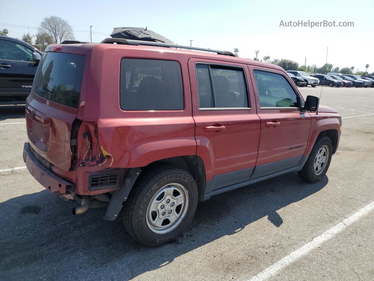 2014 Jeep Patriot Sport Красный vin: 1C4NJPBA4ED601560