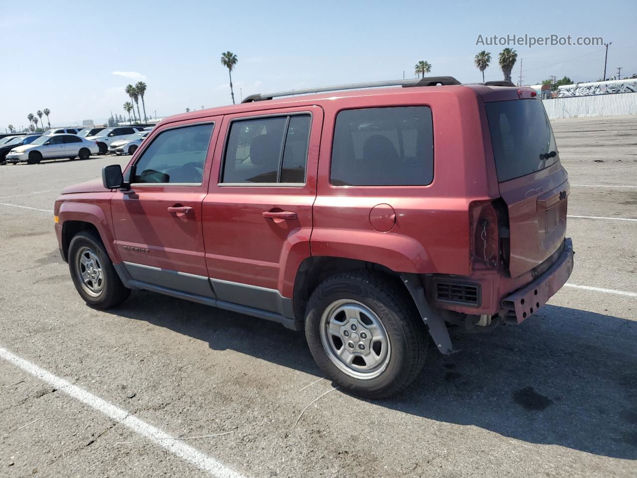 2014 Jeep Patriot Sport Красный vin: 1C4NJPBA4ED601560