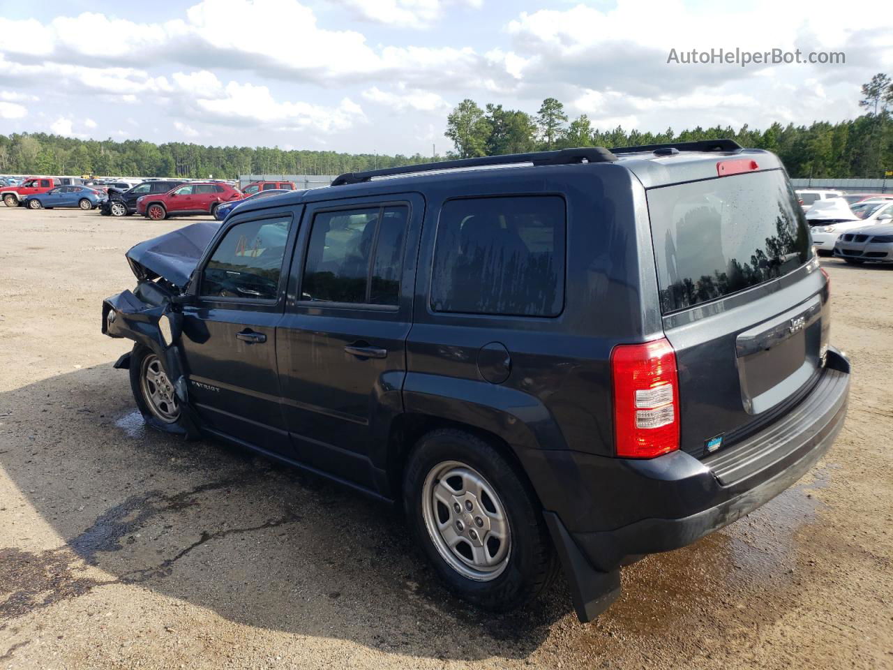 2014 Jeep Patriot Sport Серый vin: 1C4NJPBA4ED692250