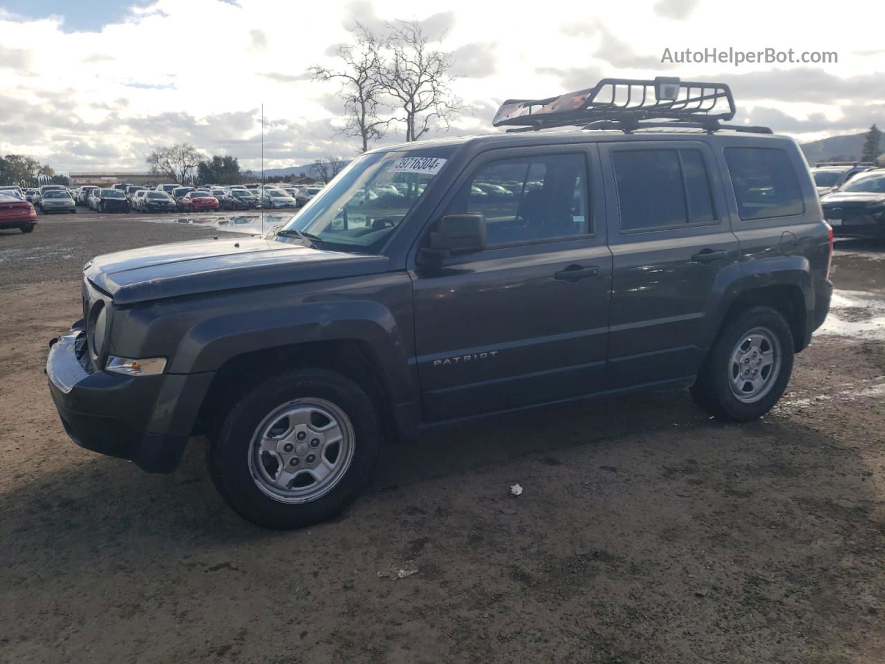 2014 Jeep Patriot Sport Gray vin: 1C4NJPBA4ED721844