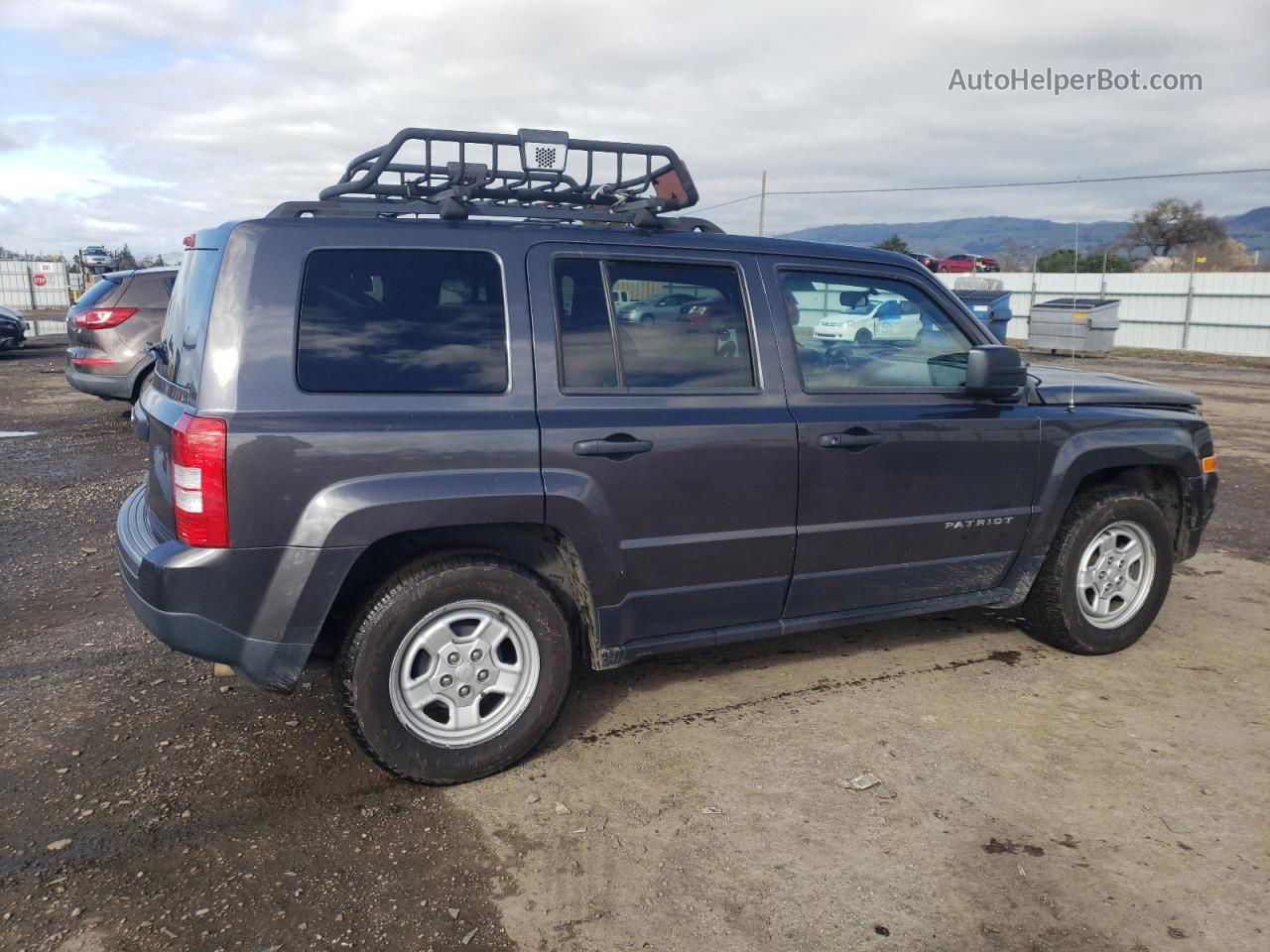 2014 Jeep Patriot Sport Gray vin: 1C4NJPBA4ED721844