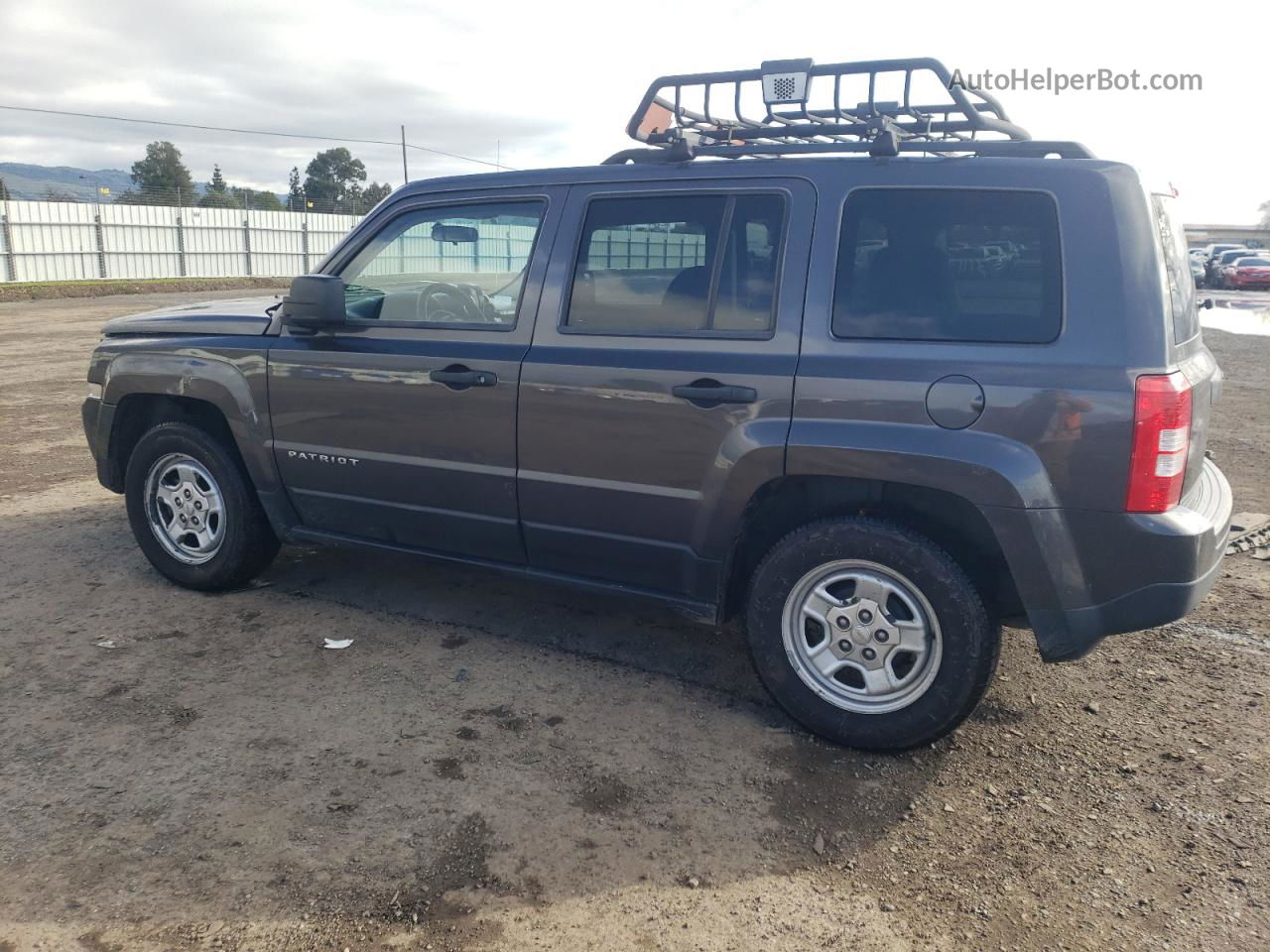 2014 Jeep Patriot Sport Gray vin: 1C4NJPBA4ED721844