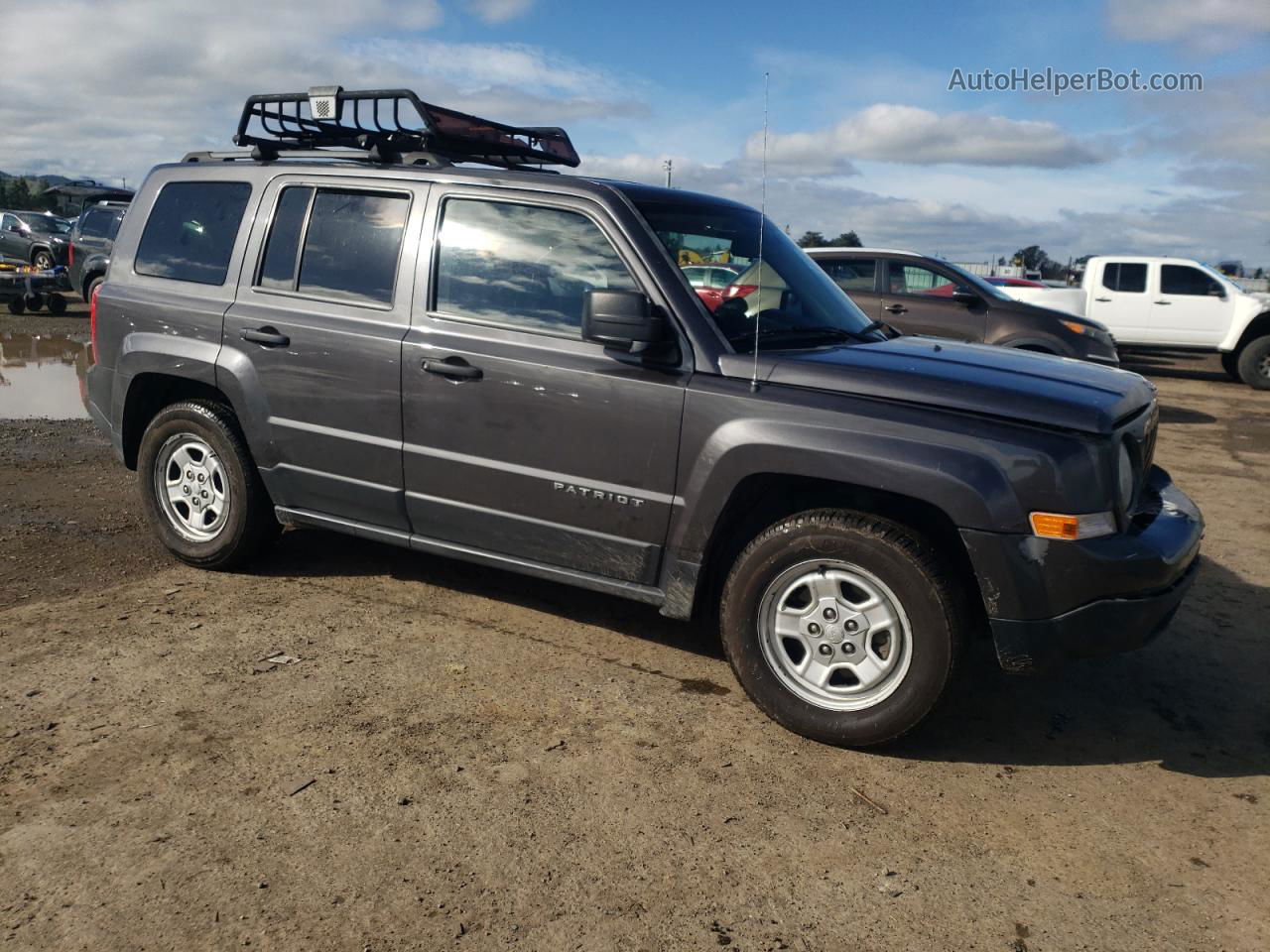 2014 Jeep Patriot Sport Gray vin: 1C4NJPBA4ED721844