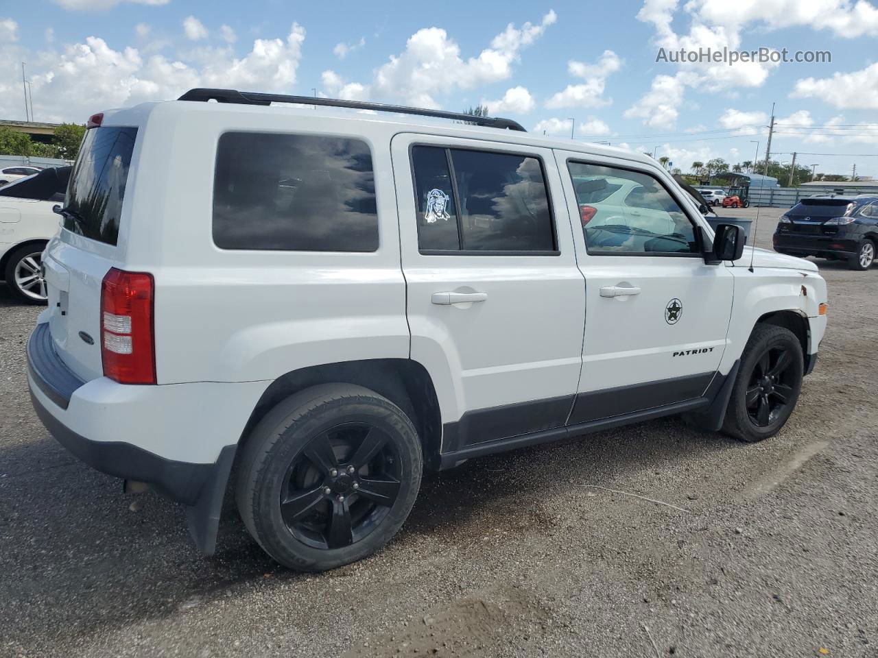 2014 Jeep Patriot Sport White vin: 1C4NJPBA4ED814721