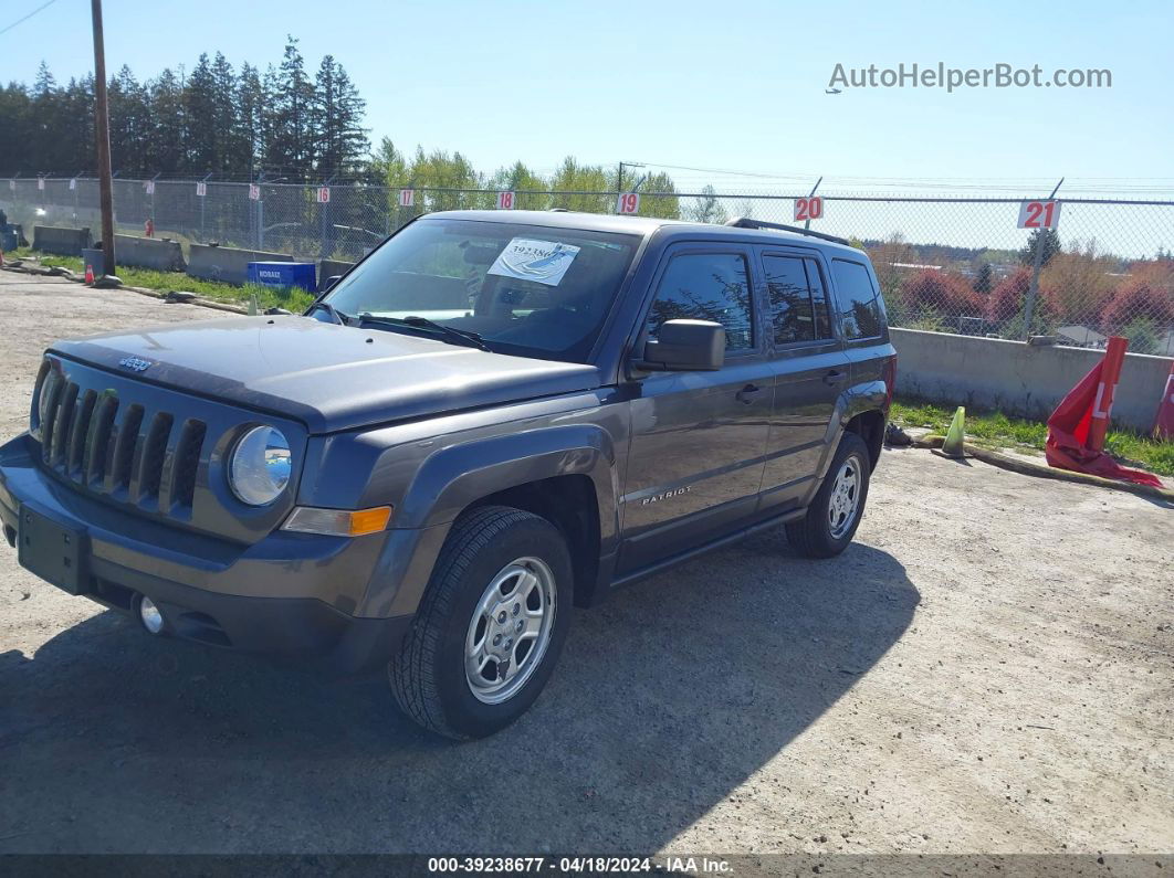 2014 Jeep Patriot Sport Серый vin: 1C4NJPBA4ED888446