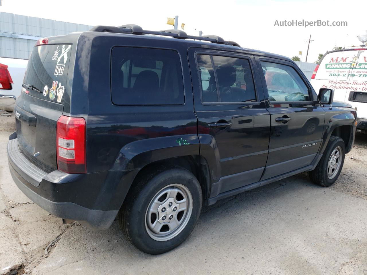 2016 Jeep Patriot Sport Black vin: 1C4NJPBA4GD513479