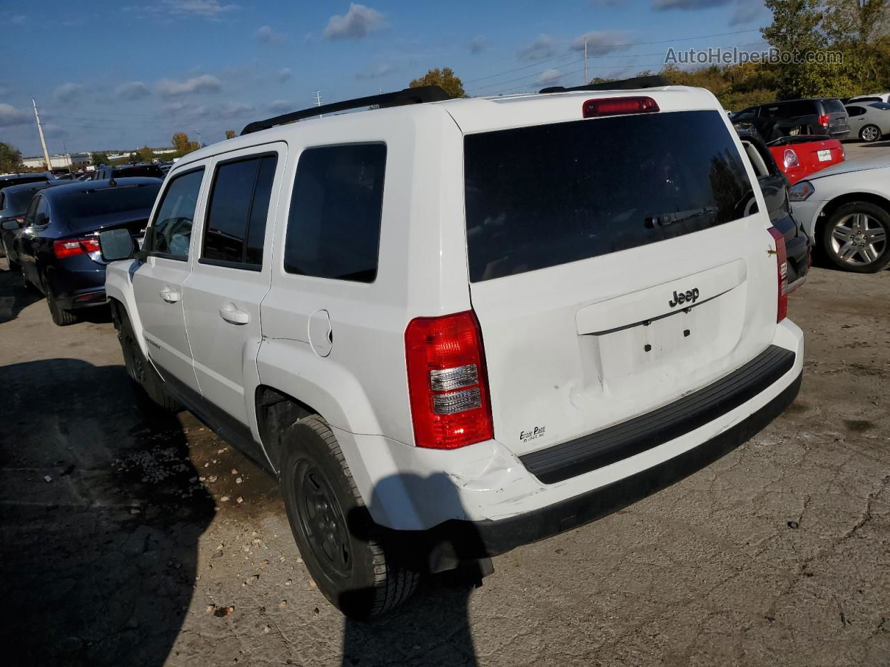 2016 Jeep Patriot Sport White vin: 1C4NJPBA4GD575027