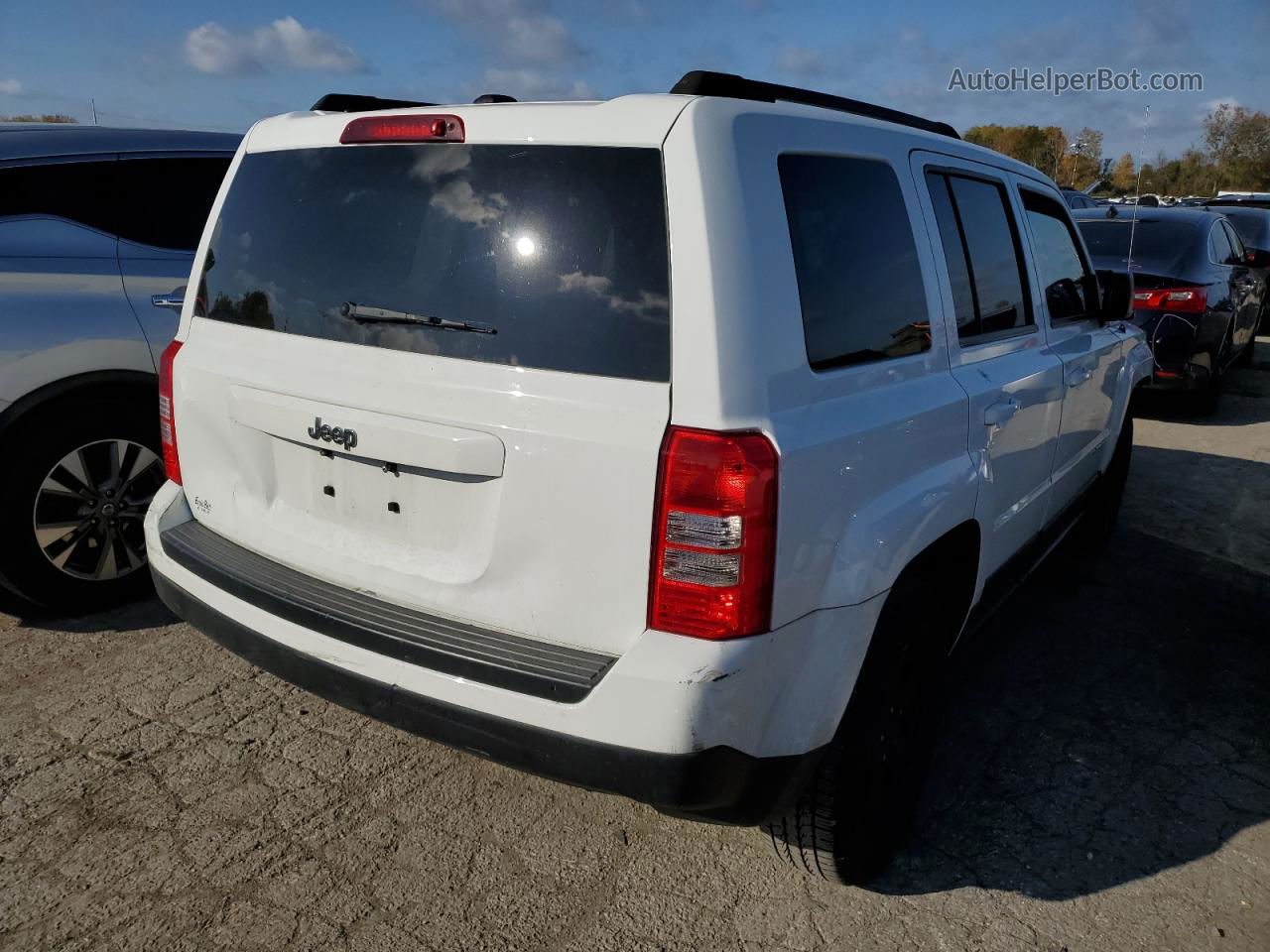 2016 Jeep Patriot Sport White vin: 1C4NJPBA4GD575027