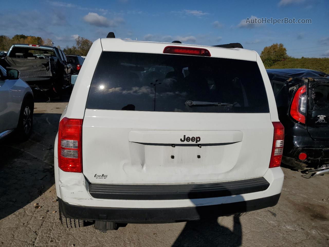 2016 Jeep Patriot Sport White vin: 1C4NJPBA4GD575027