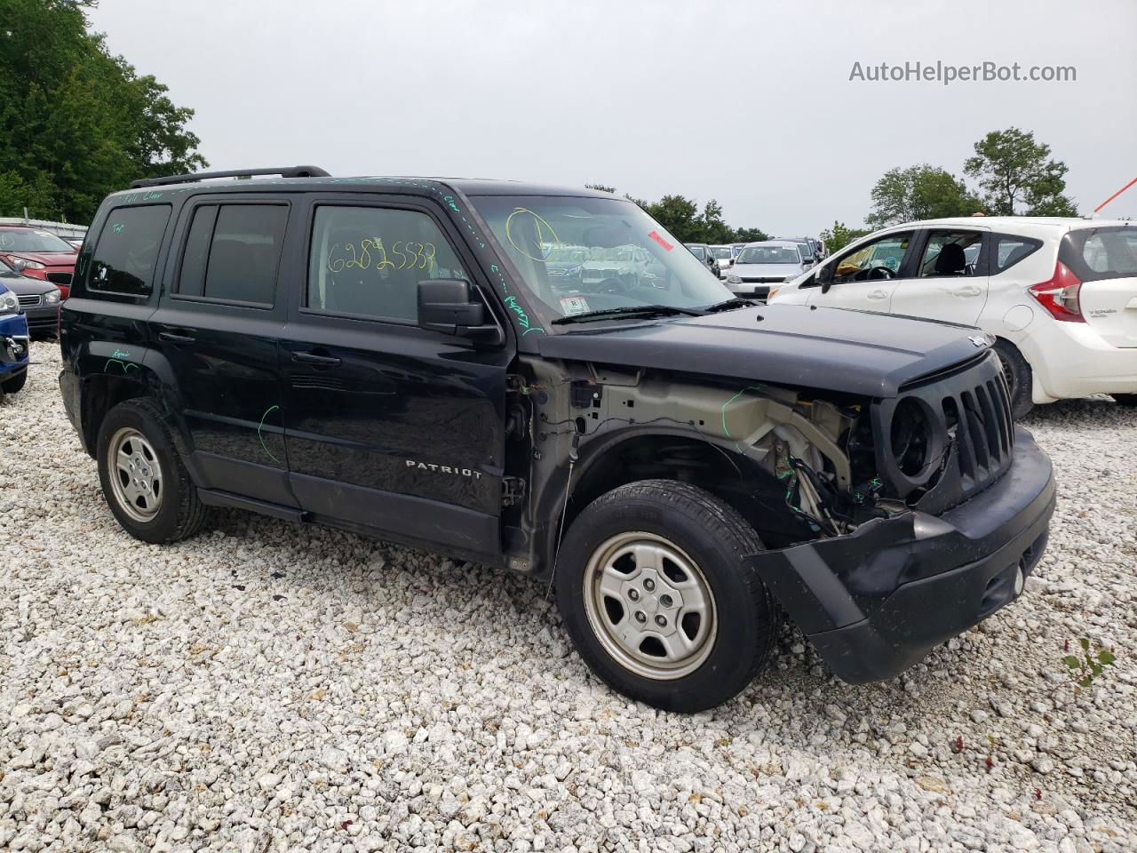 2016 Jeep Patriot Sport Black vin: 1C4NJPBA4GD747380