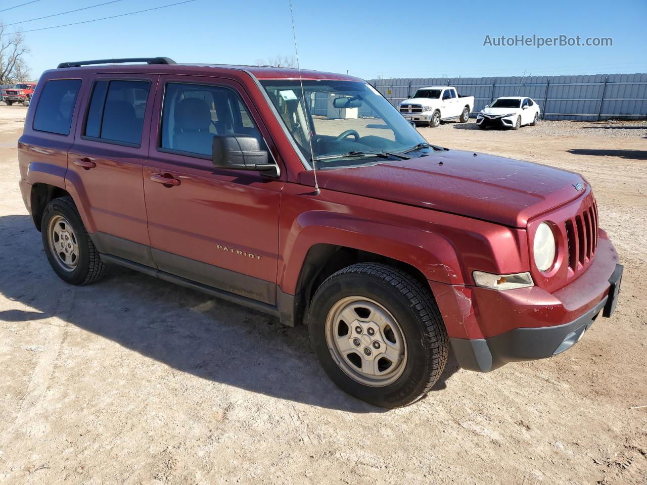 2012 Jeep Patriot Sport Burgundy vin: 1C4NJPBA5CD576245