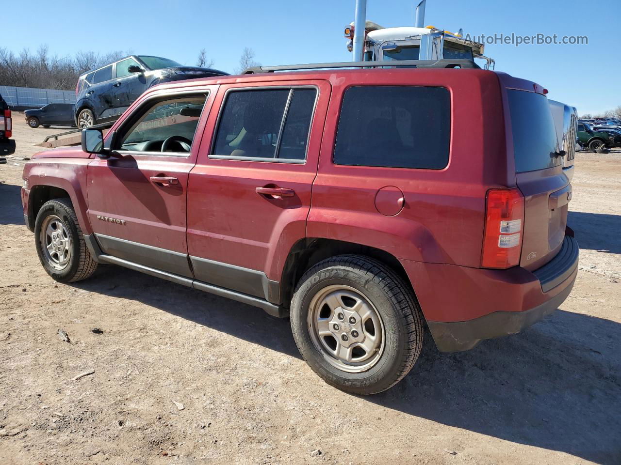 2012 Jeep Patriot Sport Burgundy vin: 1C4NJPBA5CD576245