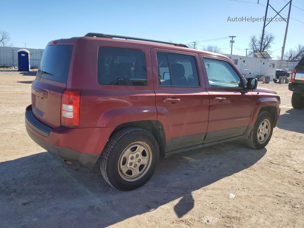 2012 Jeep Patriot Sport Burgundy vin: 1C4NJPBA5CD576245