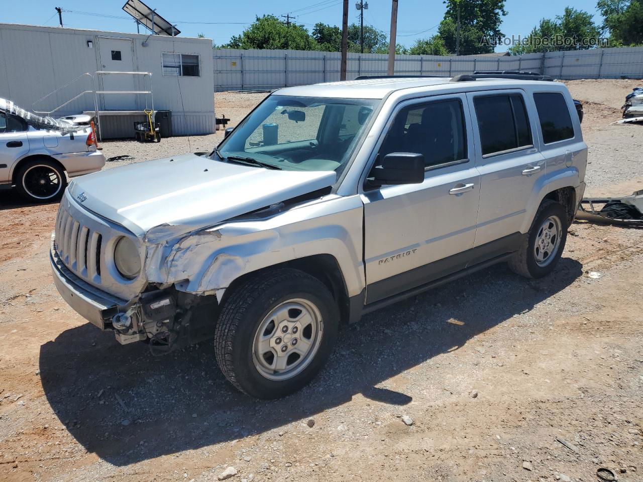 2014 Jeep Patriot Sport Серебряный vin: 1C4NJPBA5ED508272