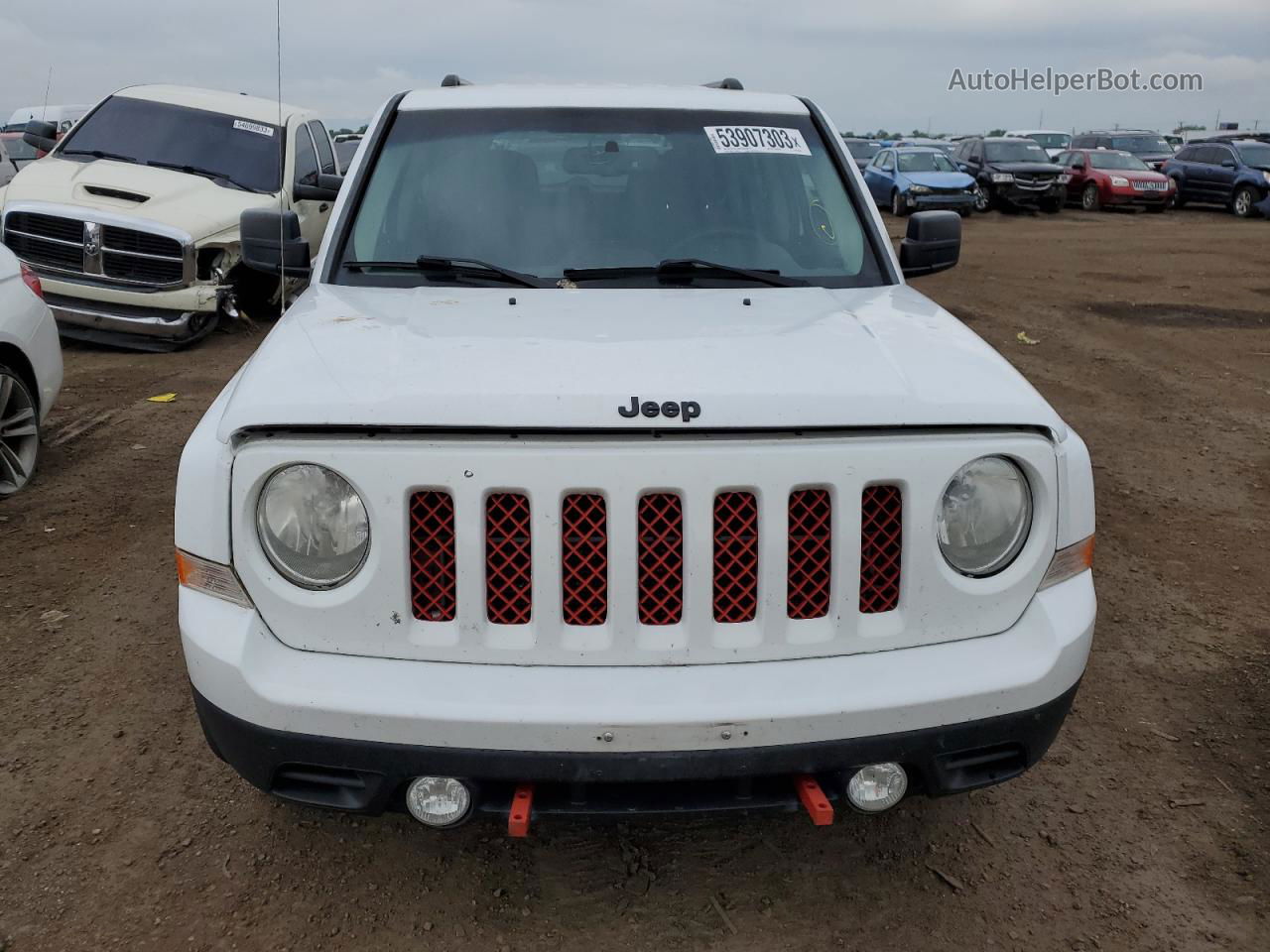 2014 Jeep Patriot Sport White vin: 1C4NJPBA5ED705264