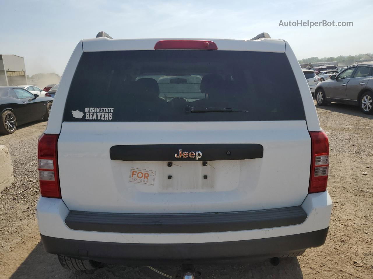 2014 Jeep Patriot Sport White vin: 1C4NJPBA5ED720542