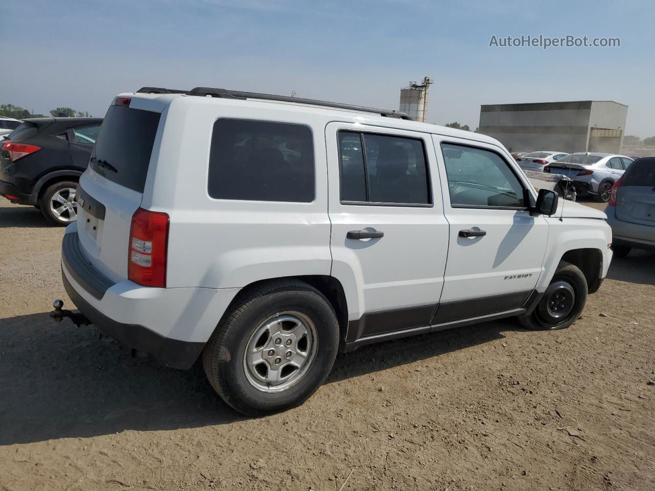 2014 Jeep Patriot Sport White vin: 1C4NJPBA5ED720542