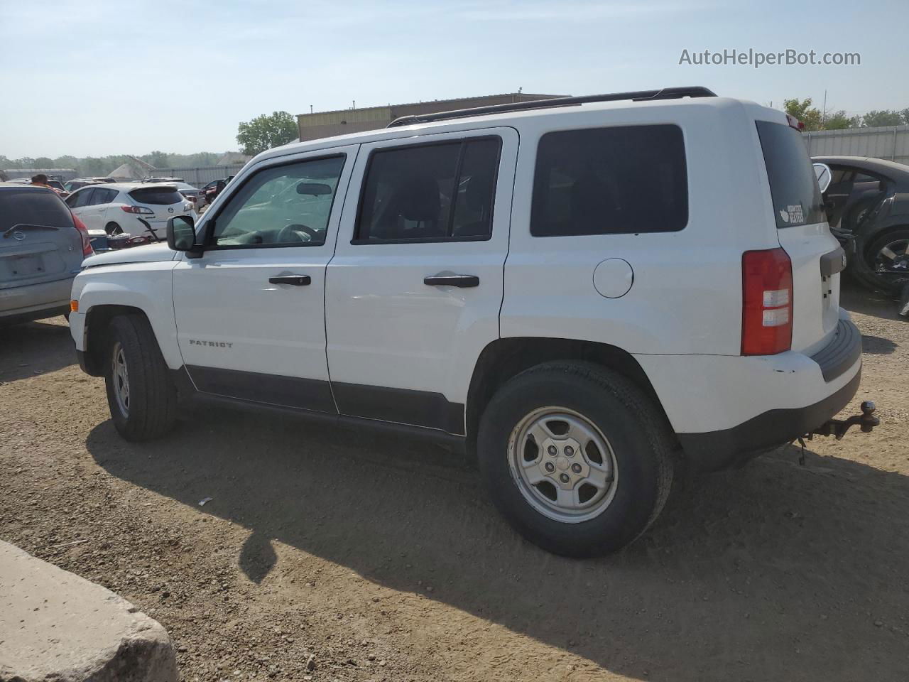 2014 Jeep Patriot Sport White vin: 1C4NJPBA5ED720542