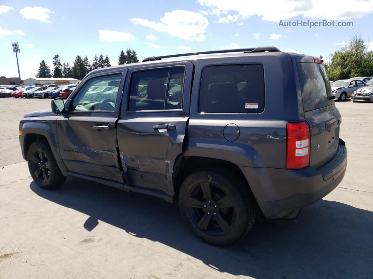 2014 Jeep Patriot Sport Gray vin: 1C4NJPBA5ED790705