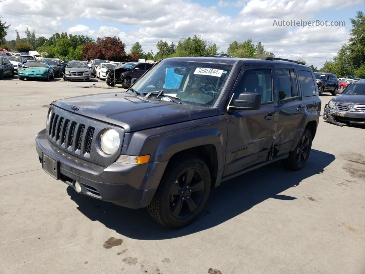 2014 Jeep Patriot Sport Gray vin: 1C4NJPBA5ED790705