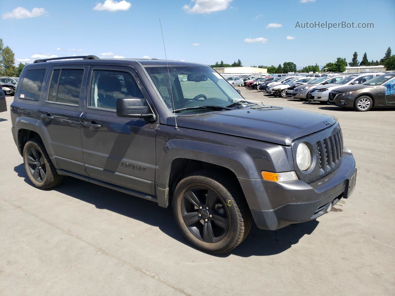 2014 Jeep Patriot Sport Gray vin: 1C4NJPBA5ED790705