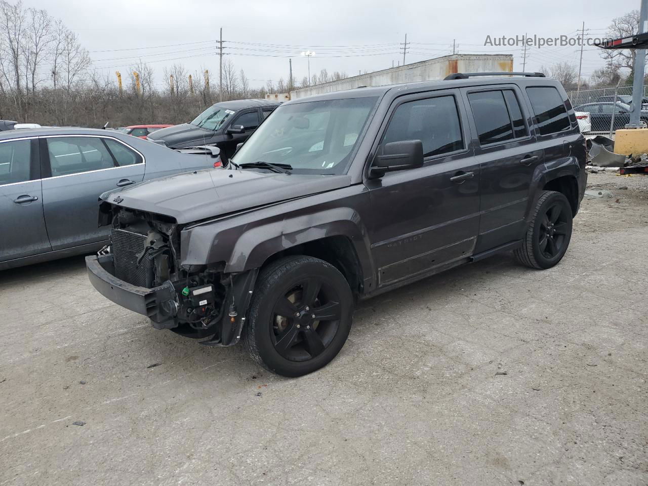 2014 Jeep Patriot Sport Gray vin: 1C4NJPBA5ED803081