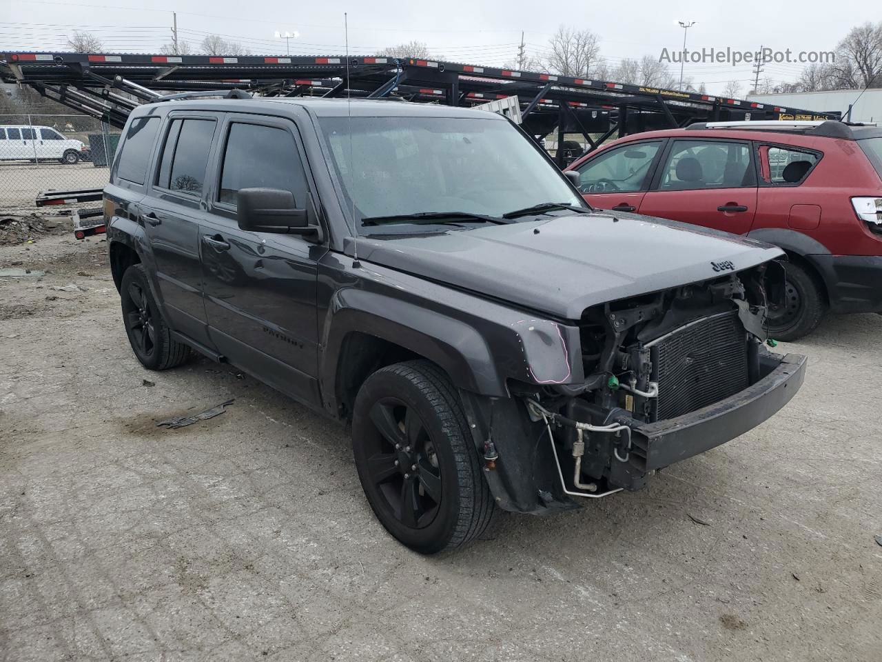 2014 Jeep Patriot Sport Gray vin: 1C4NJPBA5ED803081