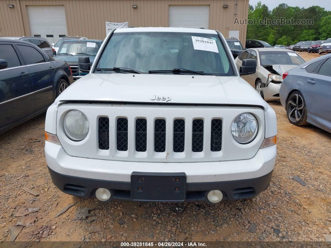 2014 Jeep Patriot Sport White vin: 1C4NJPBA5ED925312