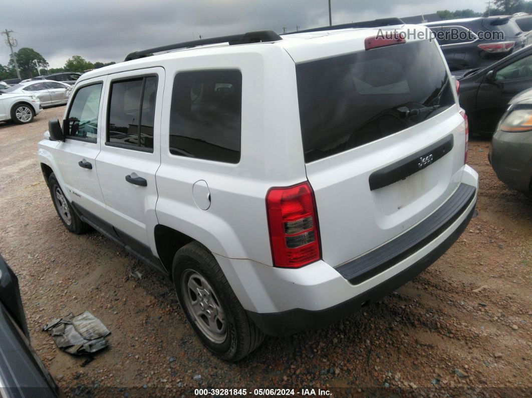 2014 Jeep Patriot Sport White vin: 1C4NJPBA5ED925312