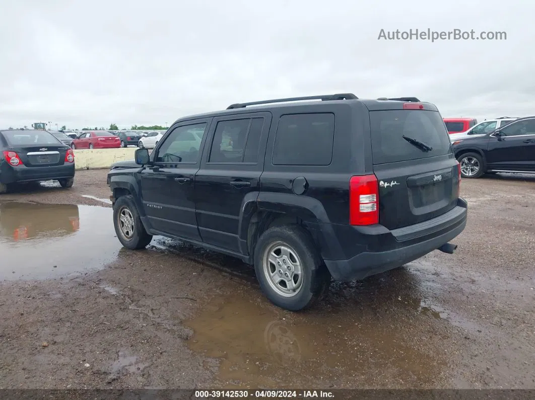 2016 Jeep Patriot Sport Черный vin: 1C4NJPBA5GD524930