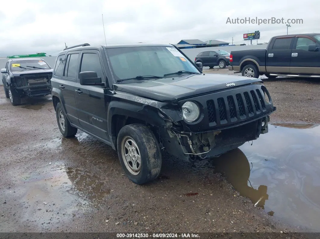 2016 Jeep Patriot Sport Черный vin: 1C4NJPBA5GD524930