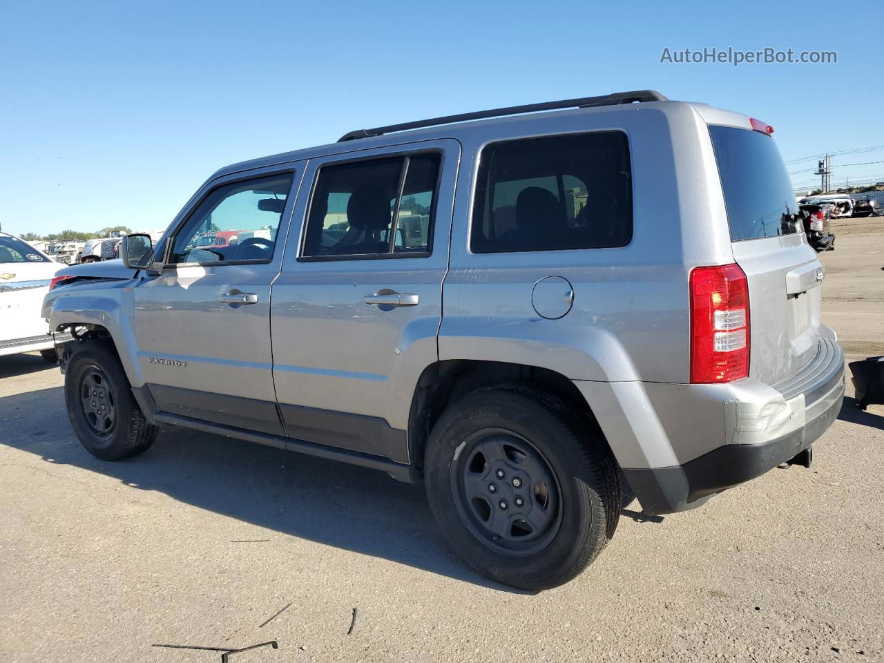 2016 Jeep Patriot Sport Silver vin: 1C4NJPBA5GD528606