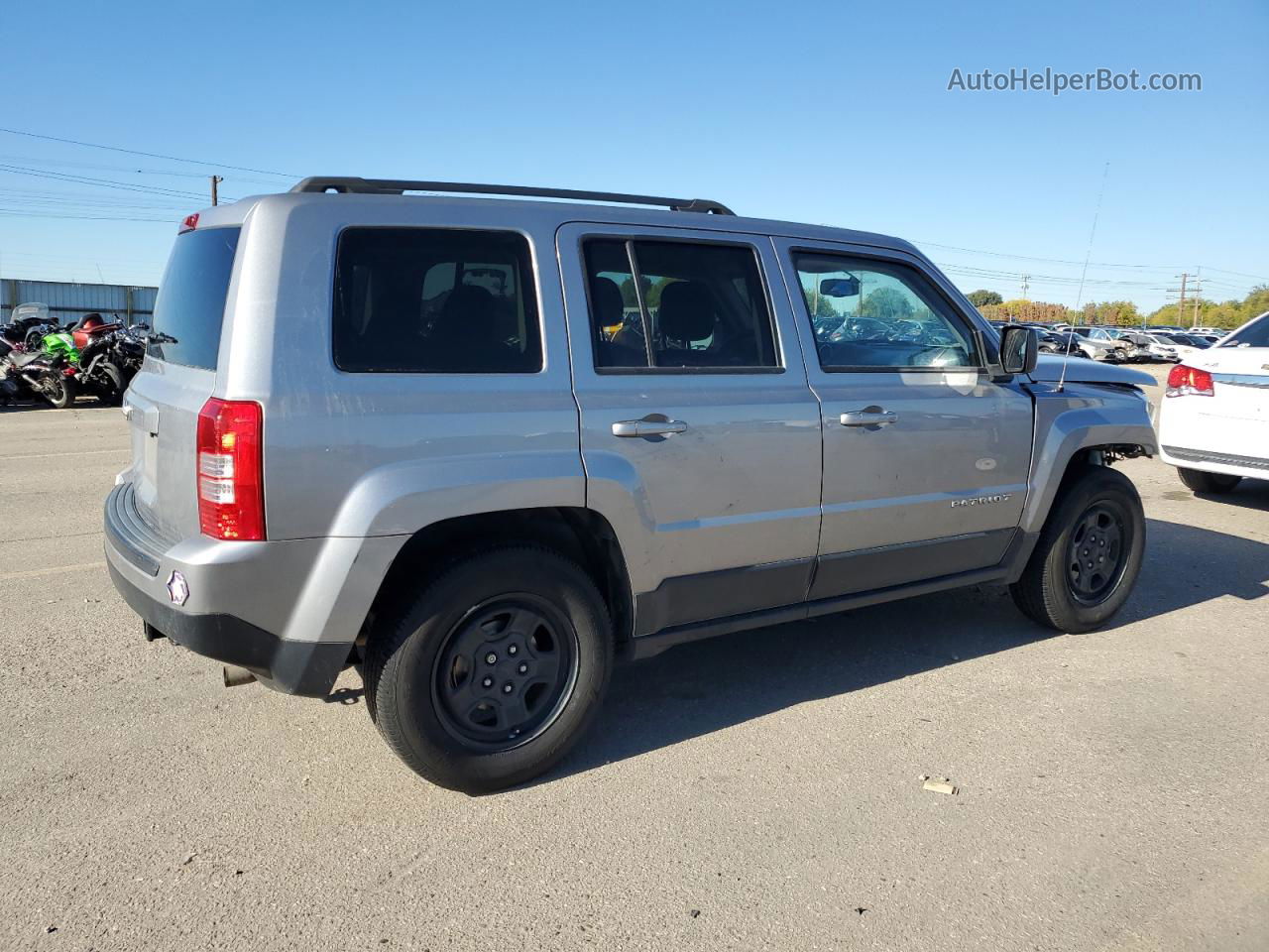 2016 Jeep Patriot Sport Silver vin: 1C4NJPBA5GD528606