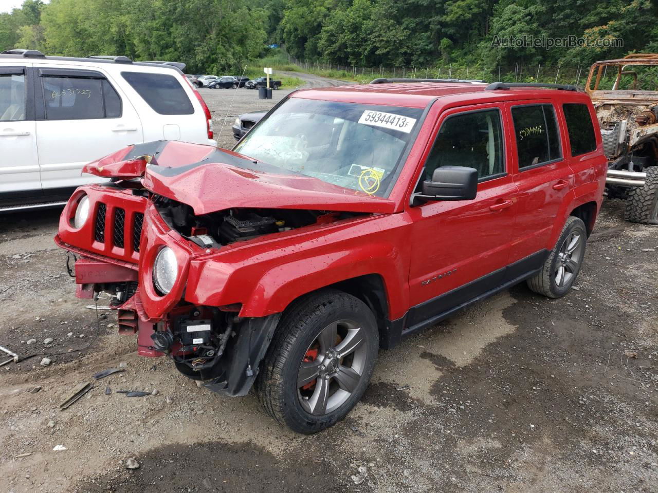 2016 Jeep Patriot Sport Красный vin: 1C4NJPBA5GD677601