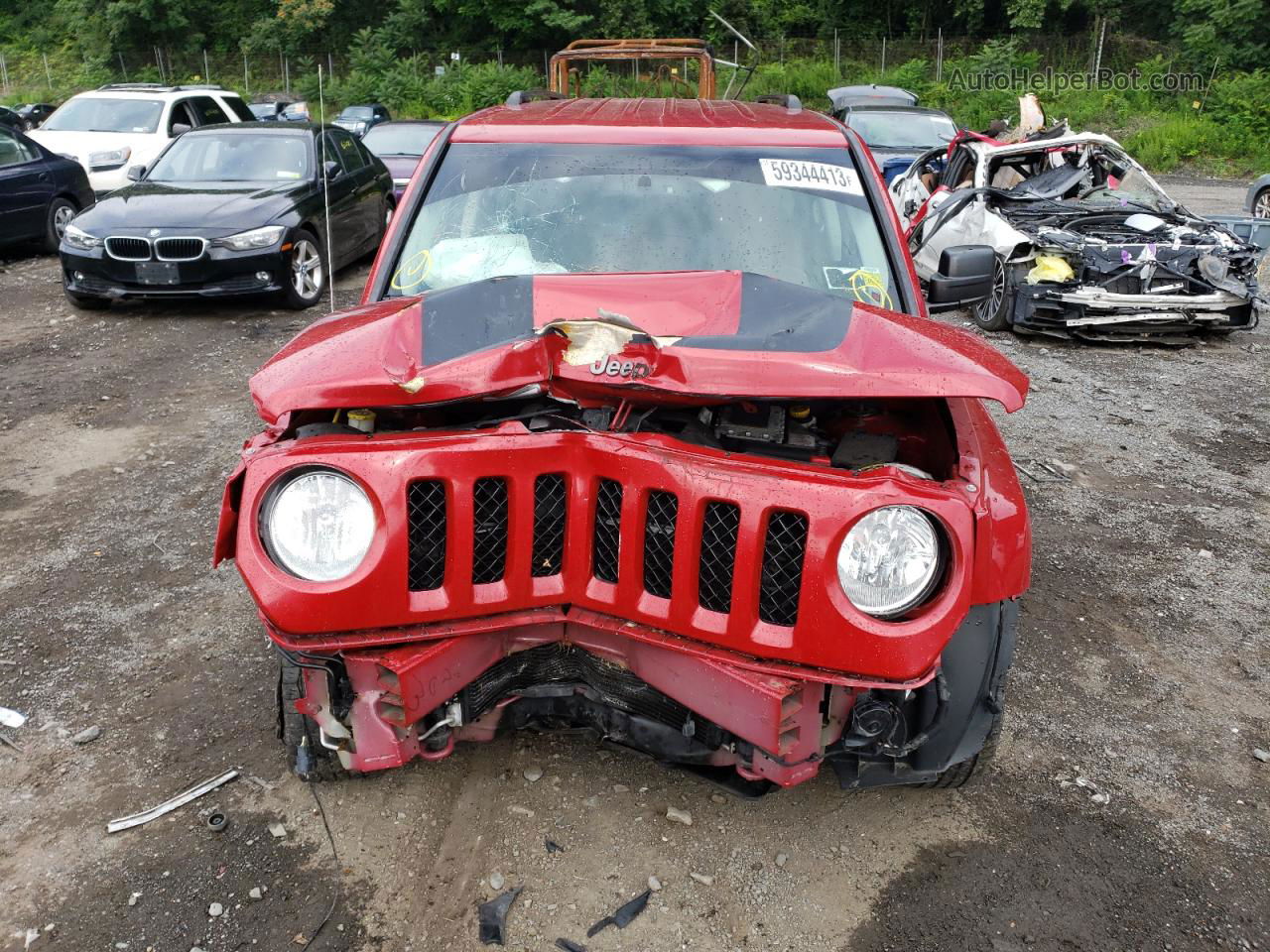 2016 Jeep Patriot Sport Red vin: 1C4NJPBA5GD677601