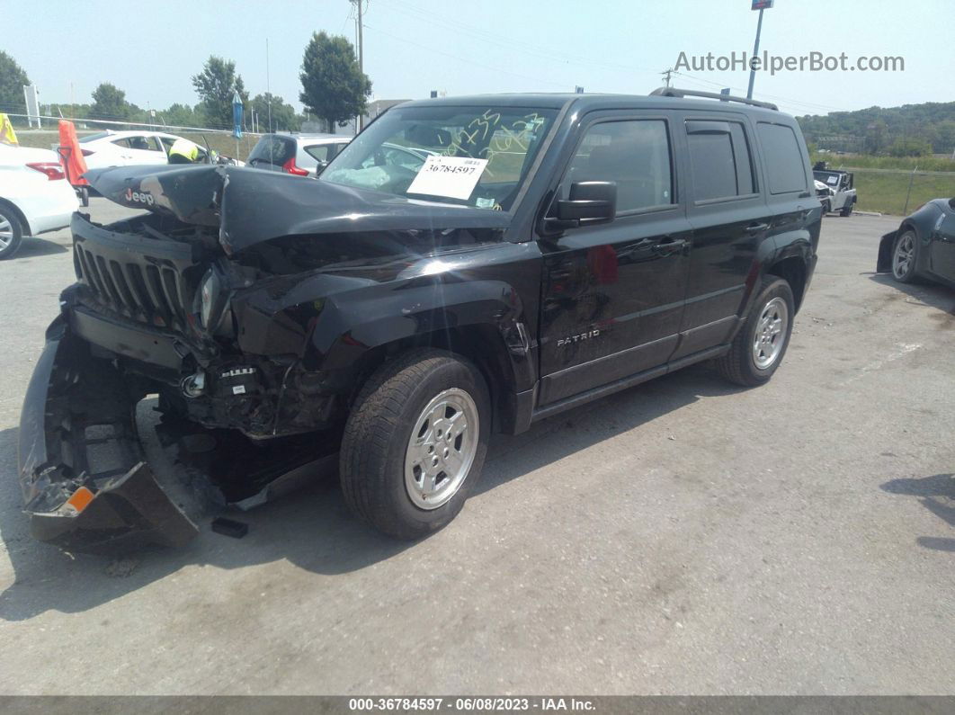 2016 Jeep Patriot Sport Черный vin: 1C4NJPBA5GD716672