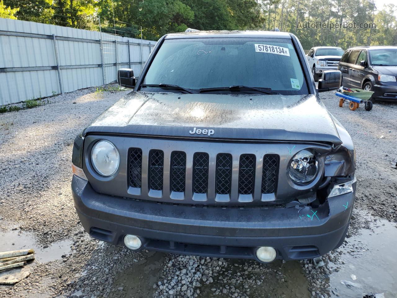 2016 Jeep Patriot Sport Gray vin: 1C4NJPBA5GD762096