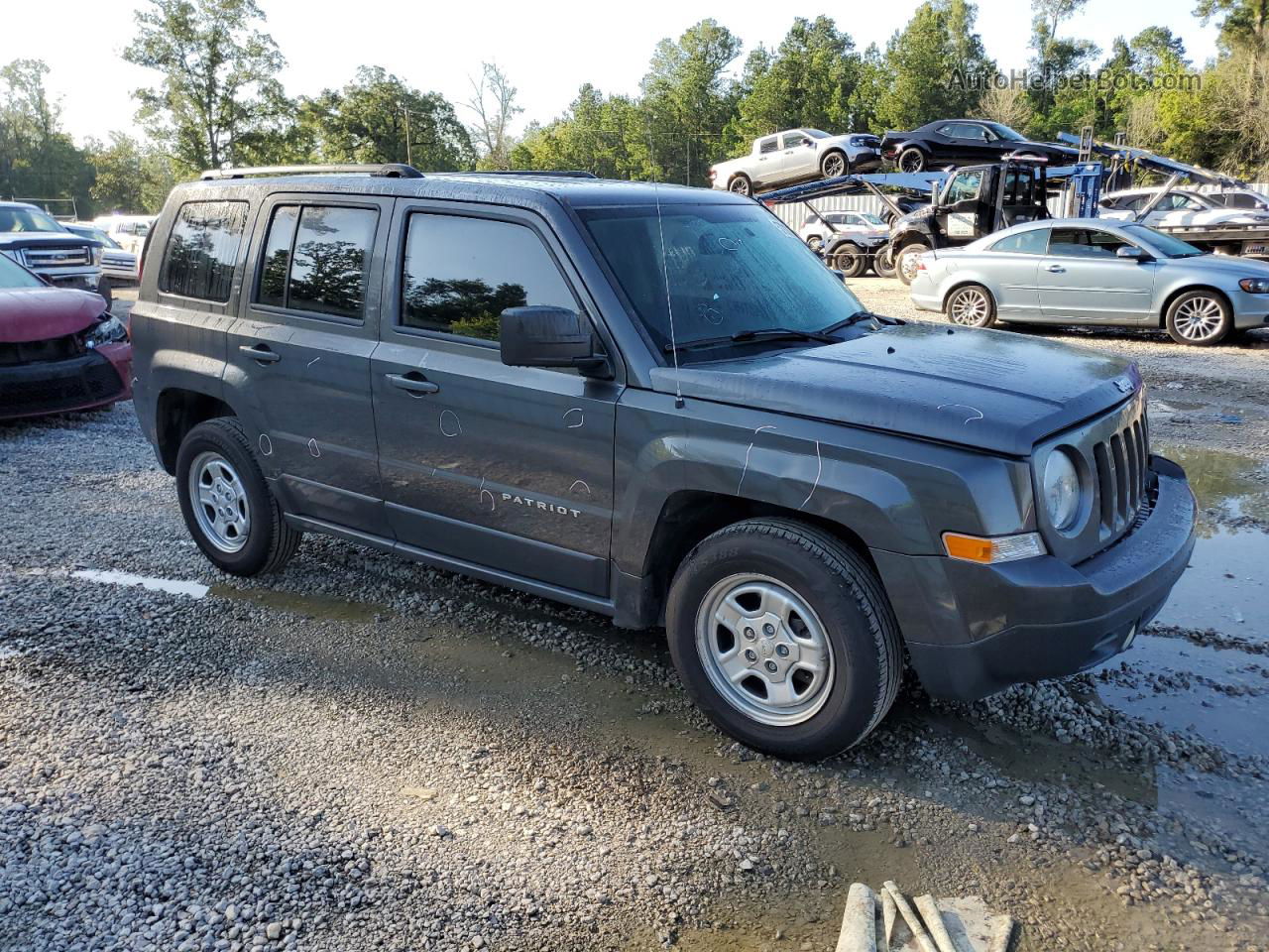 2016 Jeep Patriot Sport Gray vin: 1C4NJPBA5GD762096