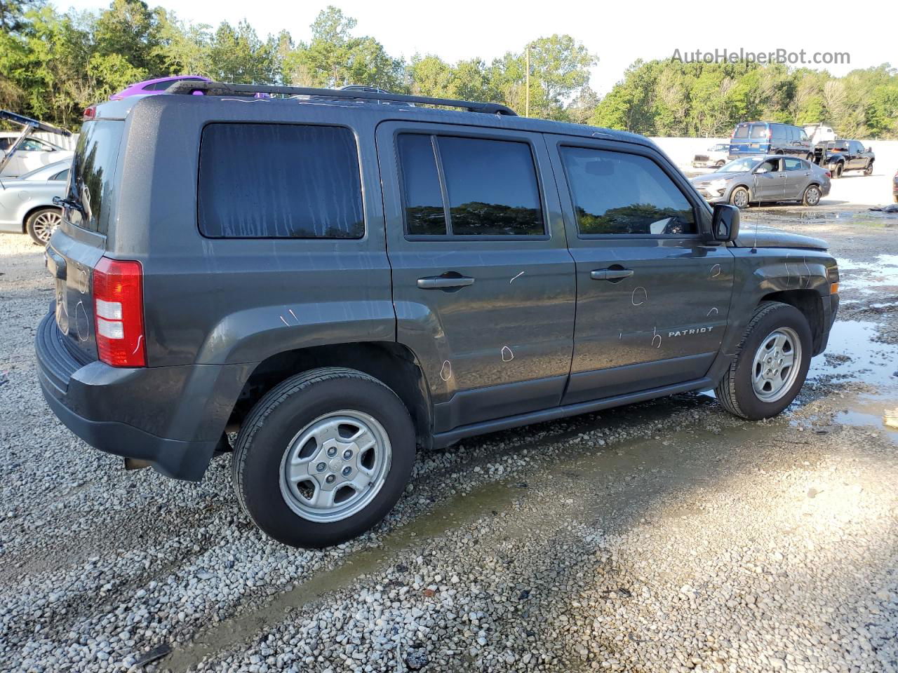 2016 Jeep Patriot Sport Gray vin: 1C4NJPBA5GD762096