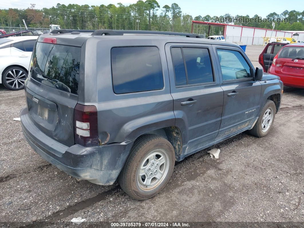 2016 Jeep Patriot Sport Серый vin: 1C4NJPBA5GD787029