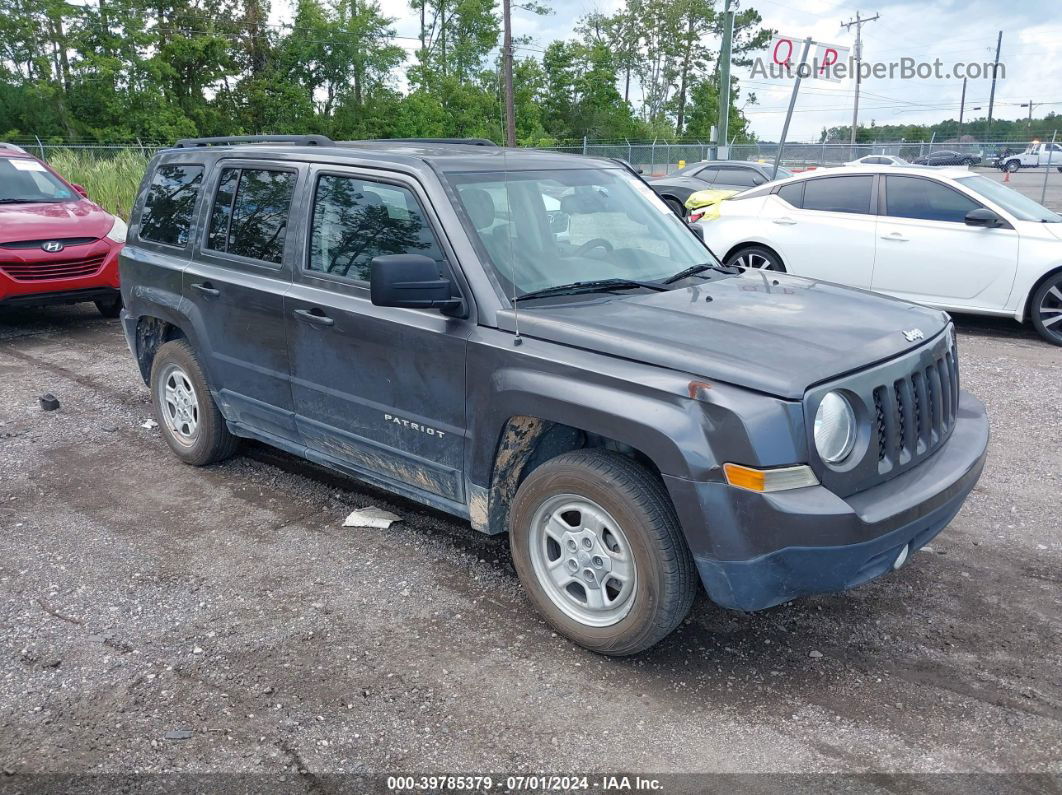 2016 Jeep Patriot Sport Gray vin: 1C4NJPBA5GD787029