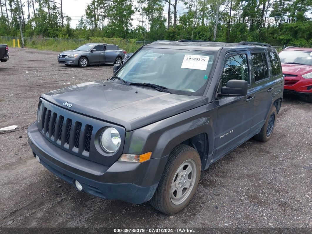 2016 Jeep Patriot Sport Серый vin: 1C4NJPBA5GD787029