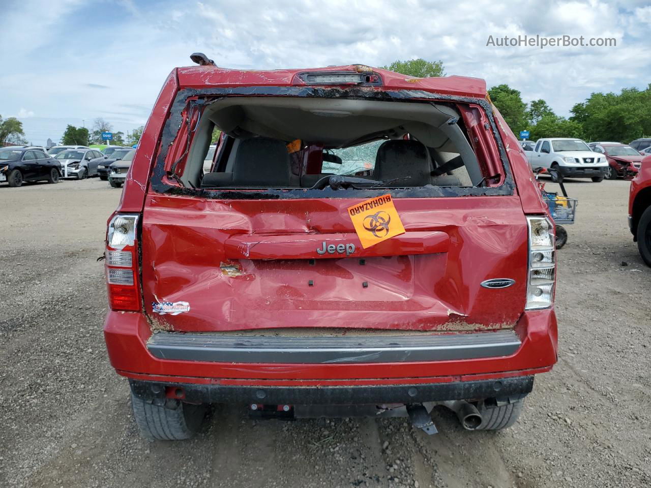 2016 Jeep Patriot Sport Red vin: 1C4NJPBA5GD803830