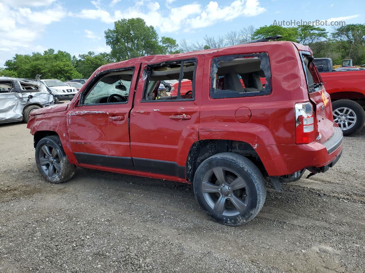 2016 Jeep Patriot Sport Red vin: 1C4NJPBA5GD803830